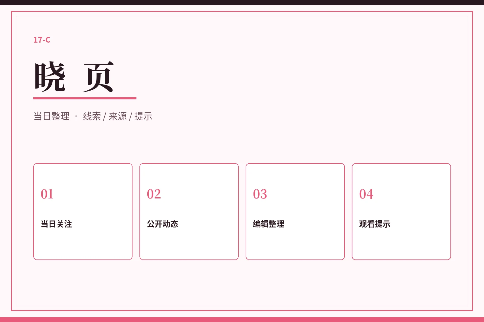 17C晓页整理